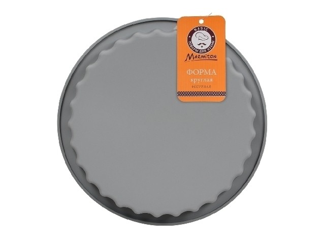 Форма силиконовая круглая фигурная 22,5*2,5 см MARMITON 17403